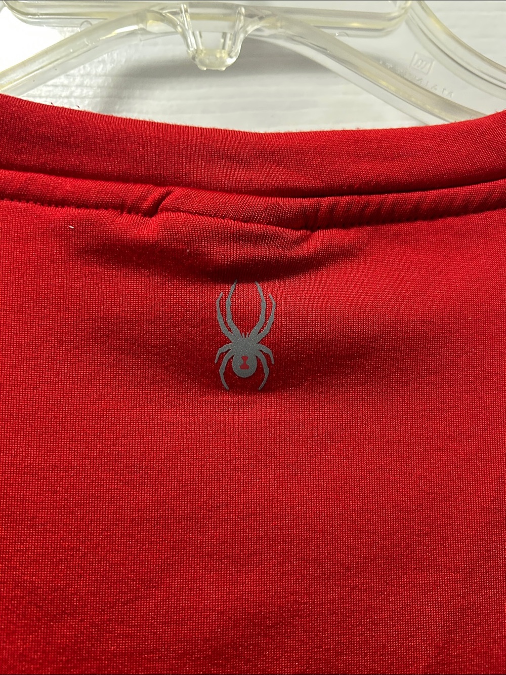 Spider Red Long-Sleeve Performance Top - Picture 5 of 6